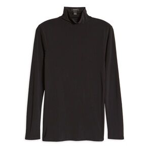 Halogen Black Long Sleeve Turtleneck